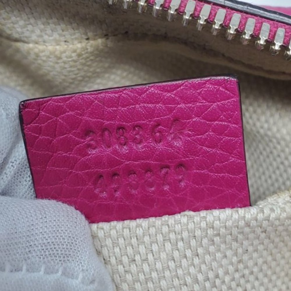 Auth Gucci Disco Camera Fuchsia Crossbody Bag - Picture 15 of 16